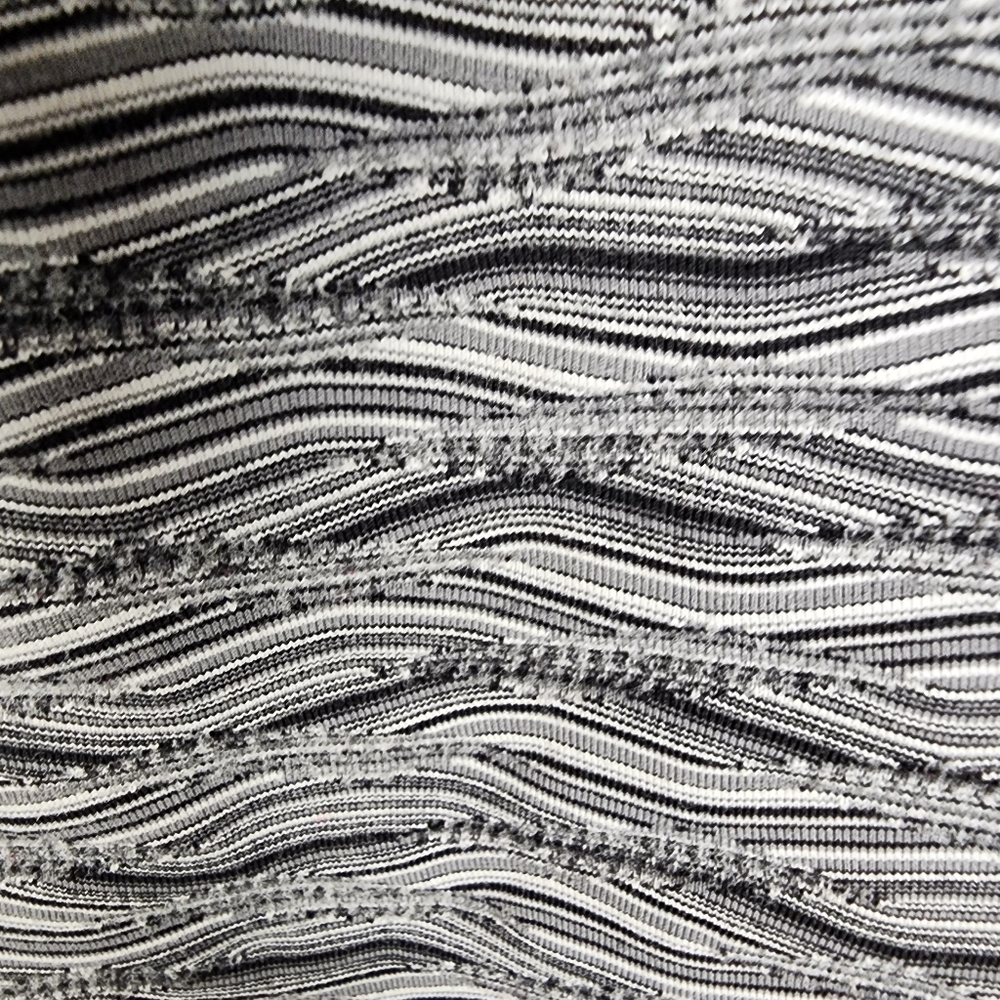 Lululemon Speed Tight II Textured Wave Black Silver Spoon Size 6 Luxtreme - Picture 7 of 14